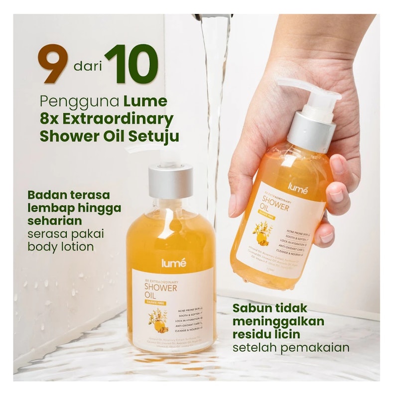 Lumecolors LUME 8x Extraordinary Shower Oil