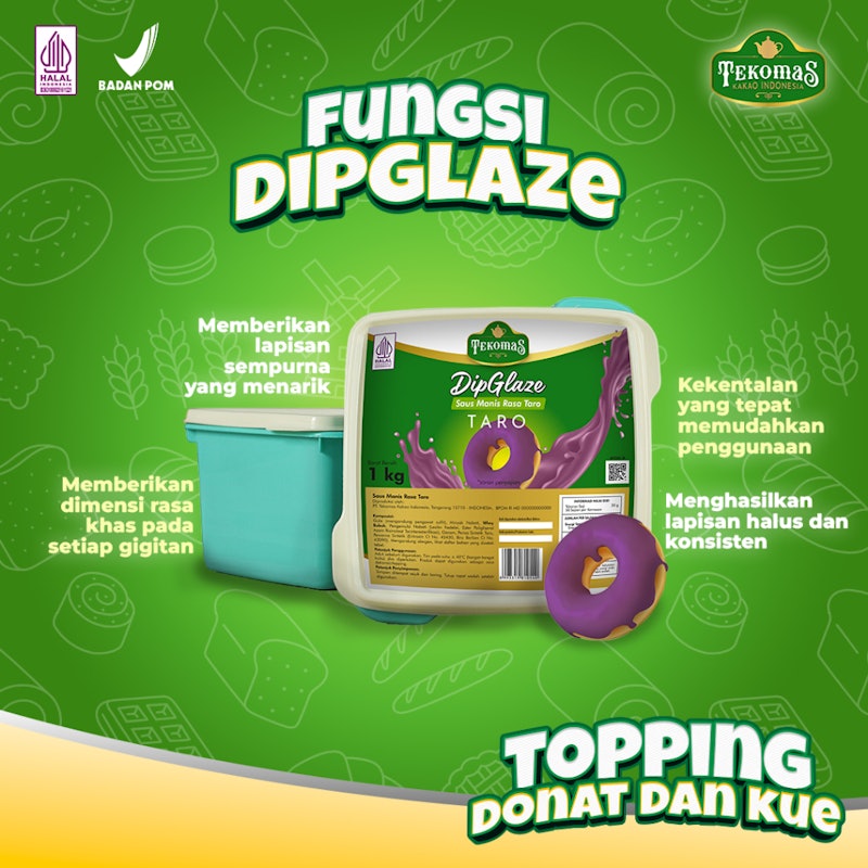 Tekomas Dip Glaze Taro 4