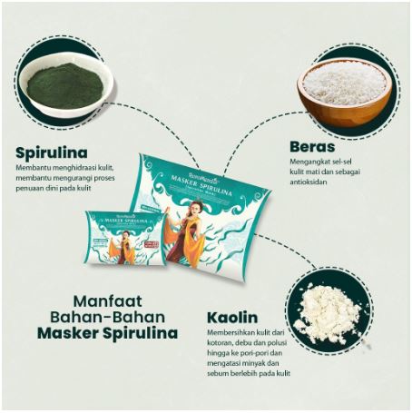 Roro Mendut  Masker Spirulina