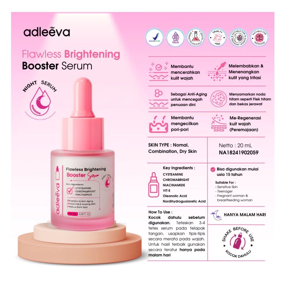  ADLEEVA Flawless Brightening Booster Serum