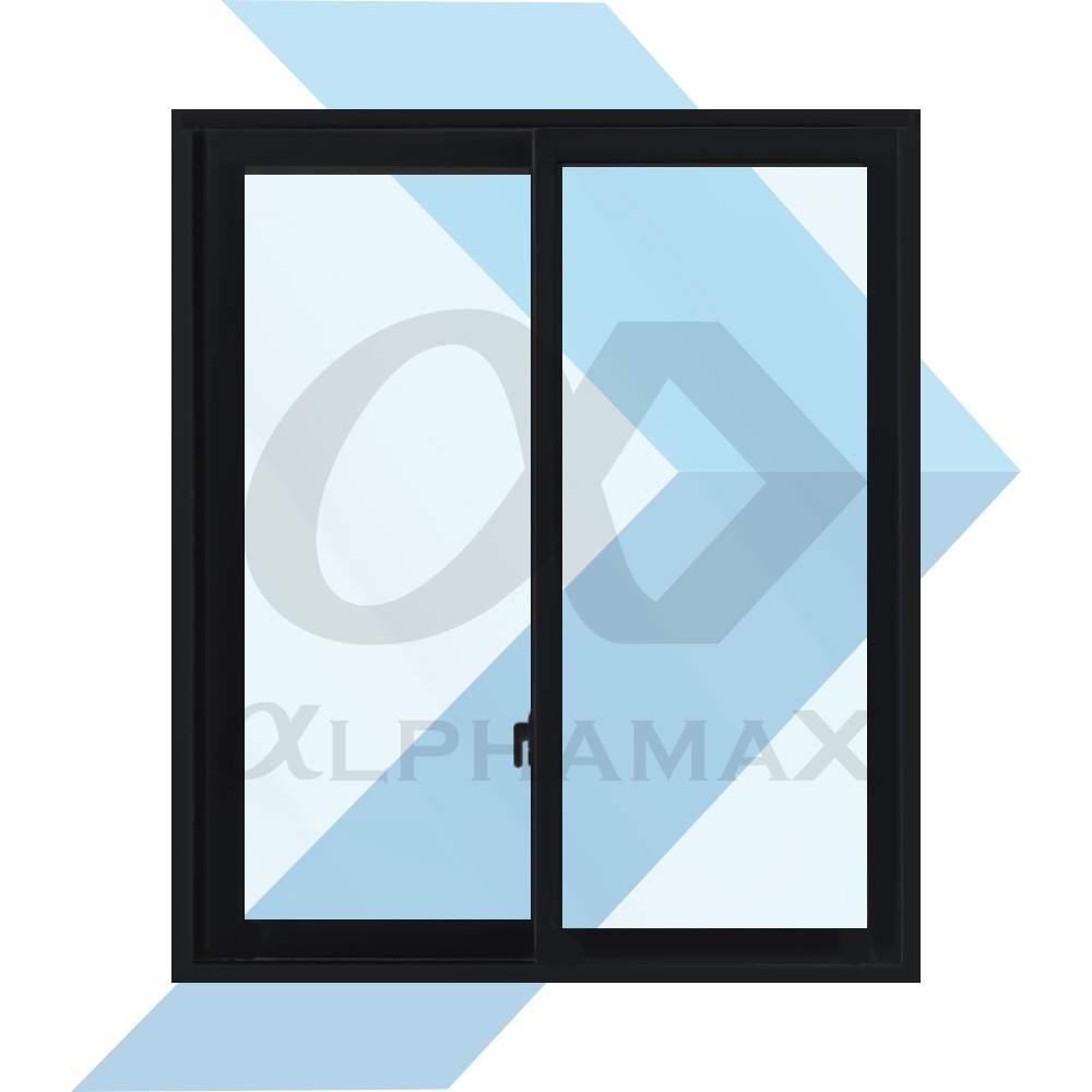 Jendela Aluminium Sliding Dua Daun 120 cm x 140 cm 2
