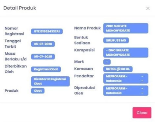 Meprofarm Zinc Sulfate Monohydrate