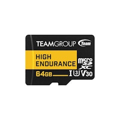 TEAMGROUP High Endurance Micro SDXC UHS-I U3 V30 Memory Card 64 GB