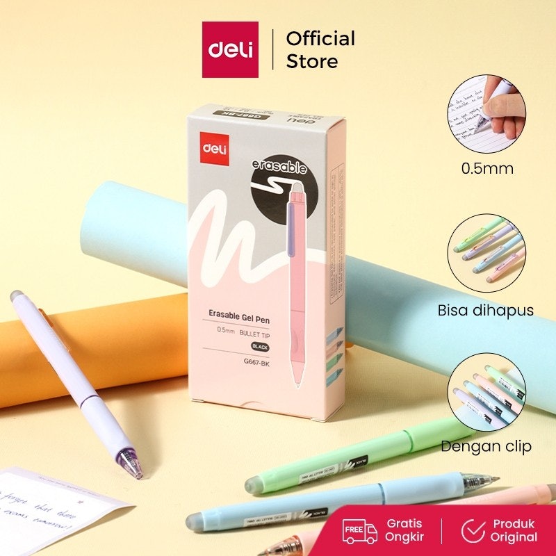 Deli Erasable Gel Pen 2