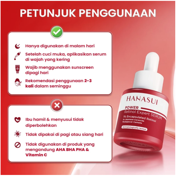 Eka Jaya Internasional Hanasui Power Retinol Expert Serum