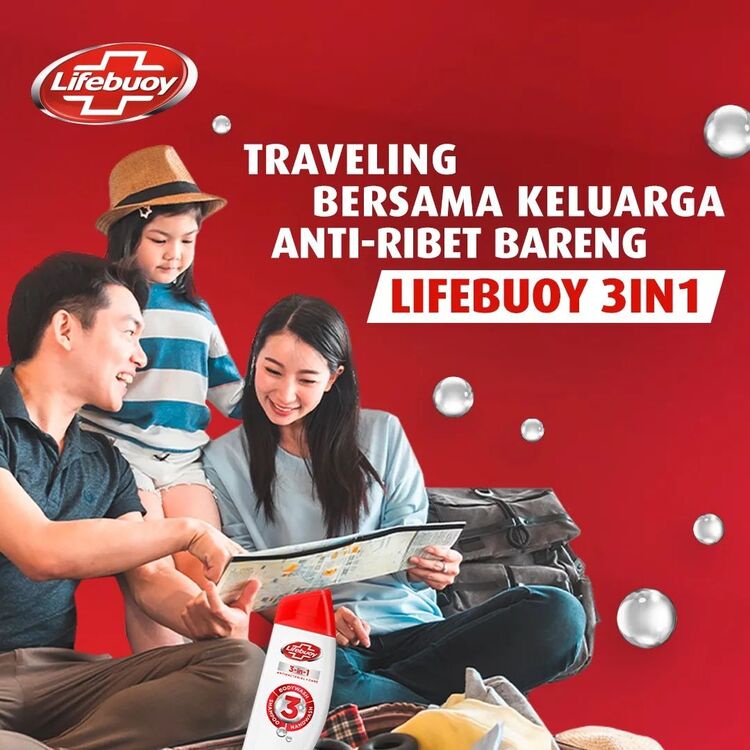 Lifebuoy Body Wash Shampoo Handwash 3-in-1
