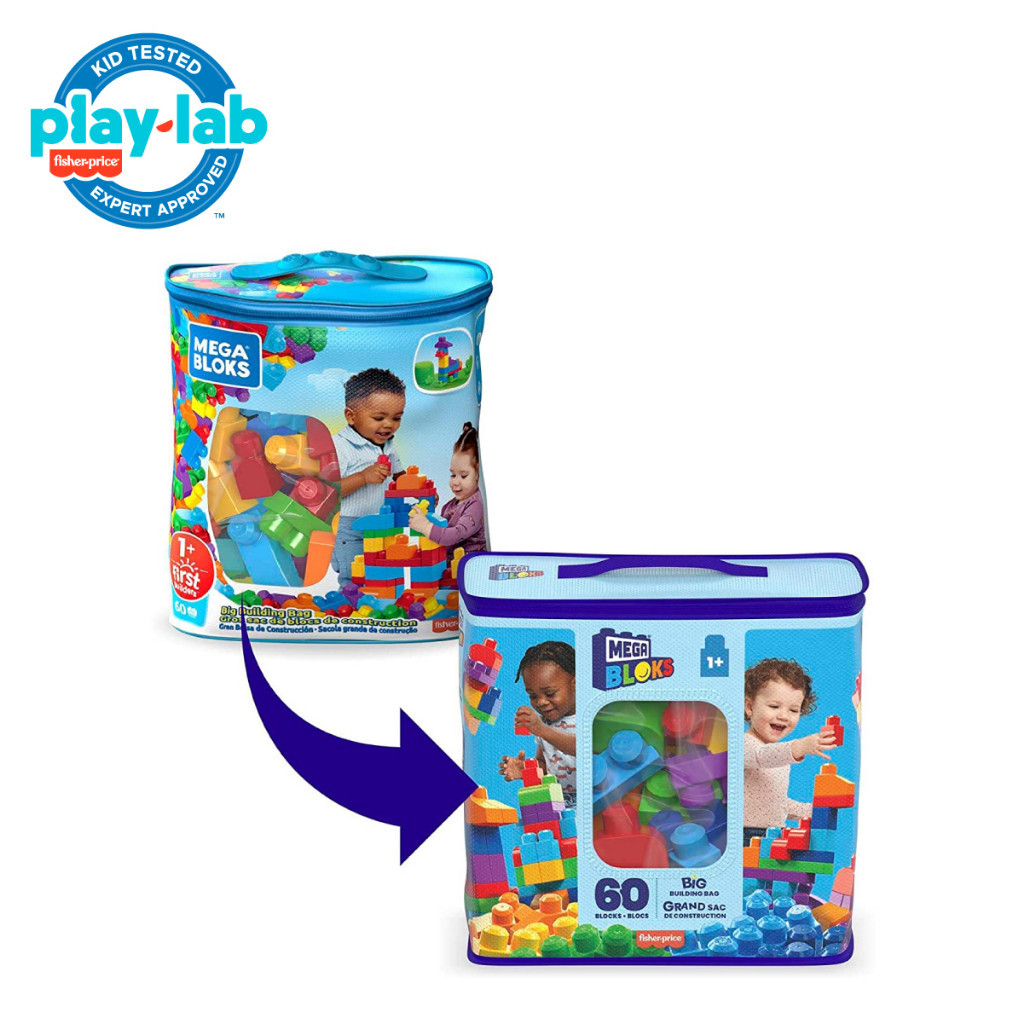 Fisher-Price Fisher-Price Mega Bloks Big Building Bag (60 pcs)