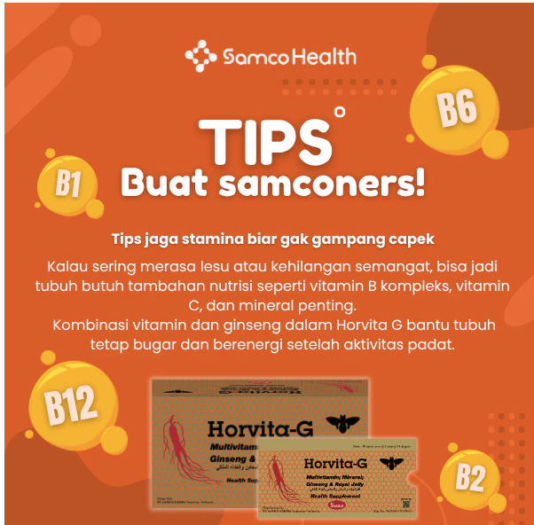 Samco Farma Horvita-G Multivitamin Mineral Gingseng & Royal Jelly