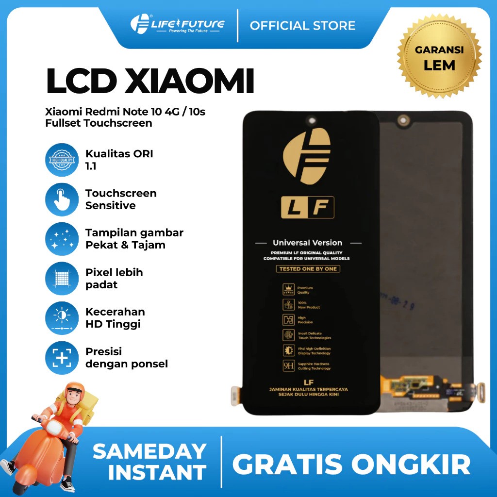 Megatech Life Future LF LCD Xiaomi Redmi Note 10 4G/10s