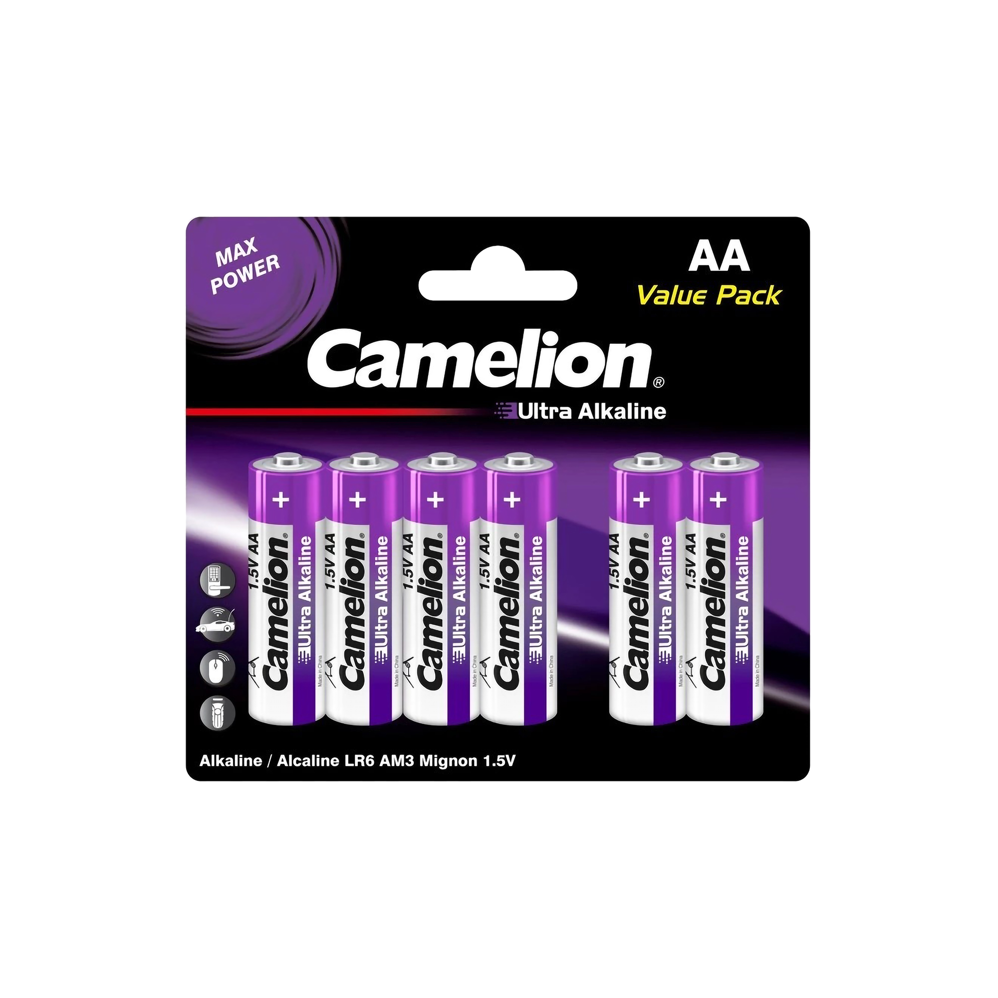 Camelion Ultra Alkaline AA LR6-BP6