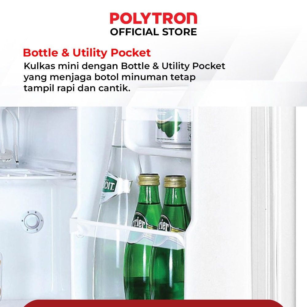 Hartono Istana Teknologi Polytron Mini Refrigerator 50L  PRH 51