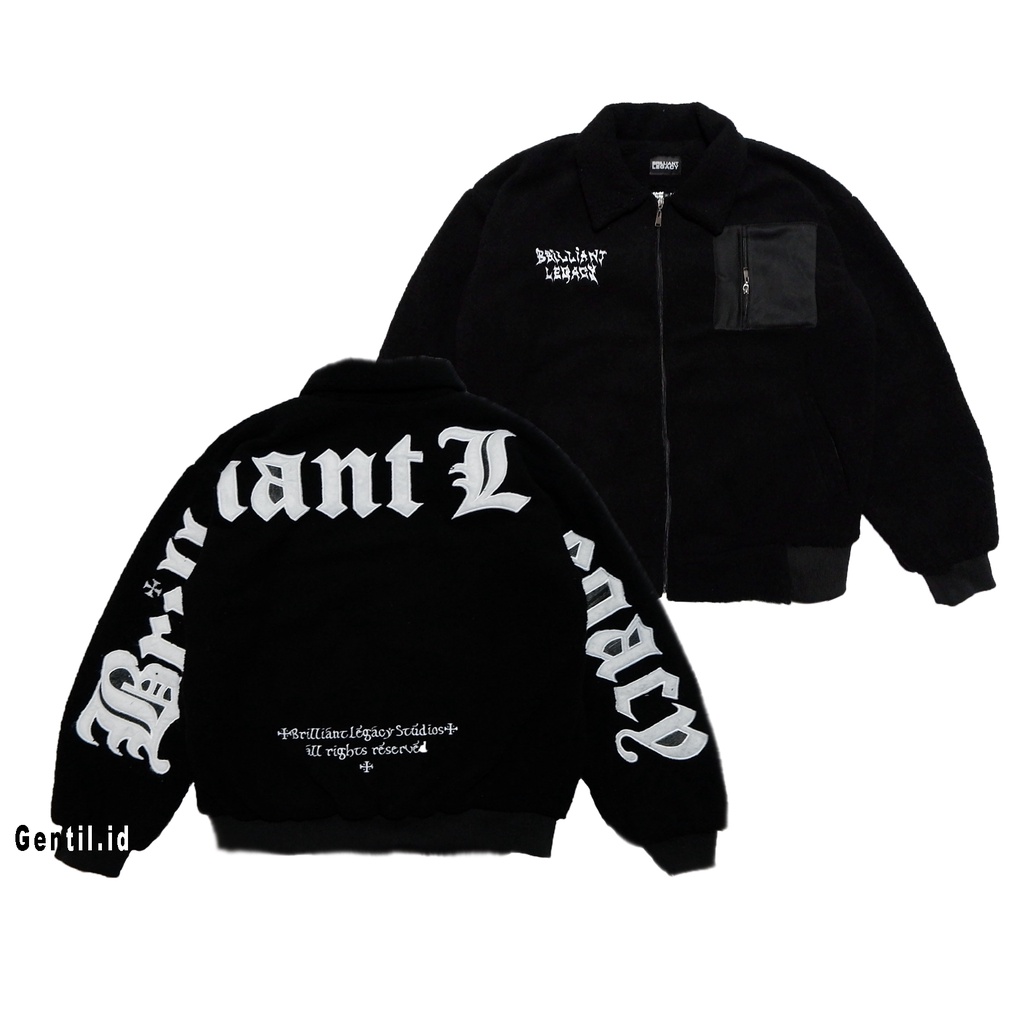 Jaket Sherpa Hitam Brilliant Legacy 5
