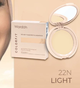 Paragon Technology and Innovation Wardah Colorfit Velvet Powder Foundation 11C Pink Fair