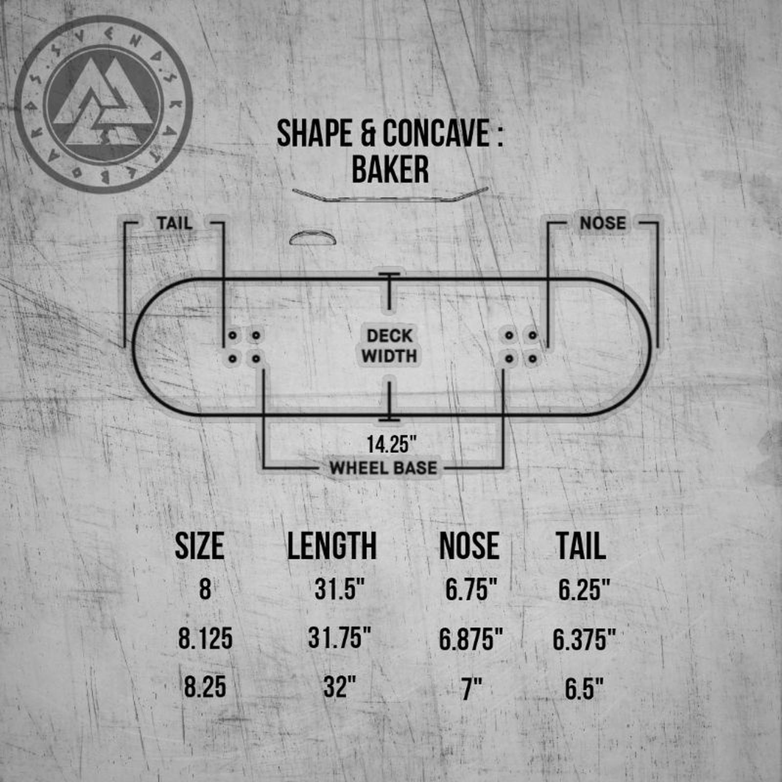  Svend Deck Skateboard Blank Canadian Maple 8.125