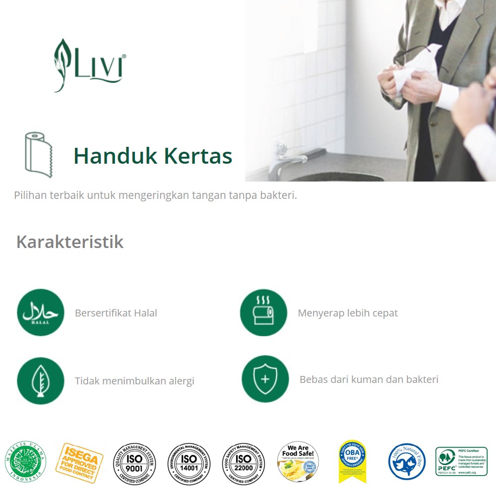 Asia Pulp & Paper Livi EDay MFold Towel 150s Plastic