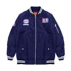 Bomber Jaket Bordir Tamiya Navy