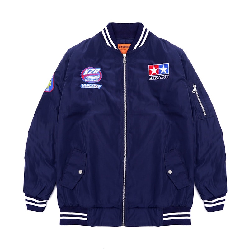 Bomber Jaket Bordir Tamiya Navy 1