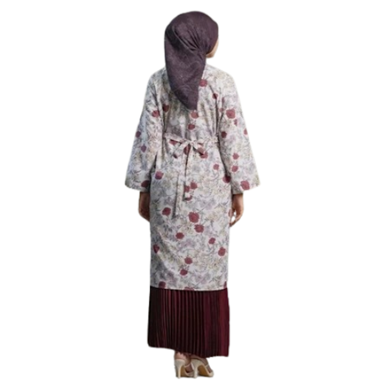 HijabChic Jelita Red Tunic 4