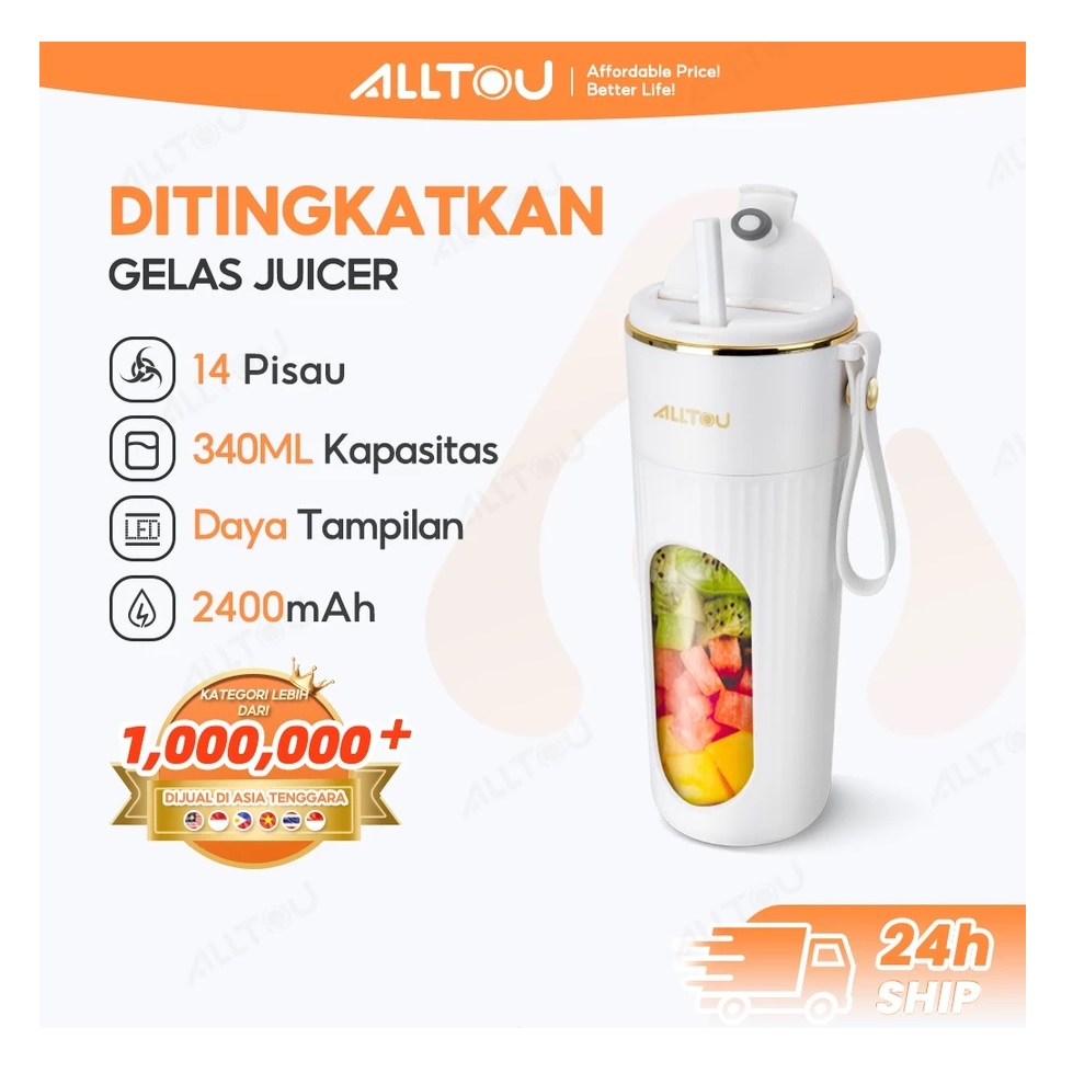 Alltou Juicer Blender Portable Mini