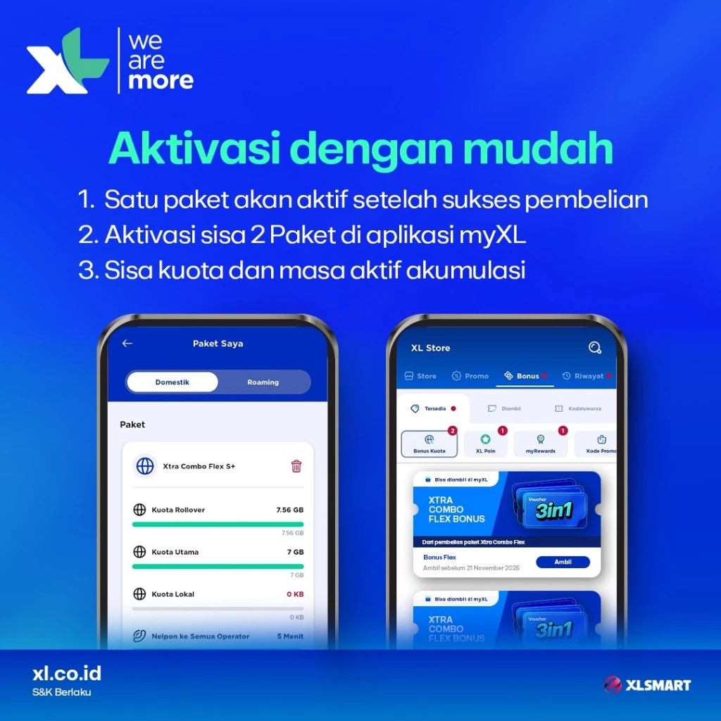 XL Axiata XL Xtra Combo Flex XXL