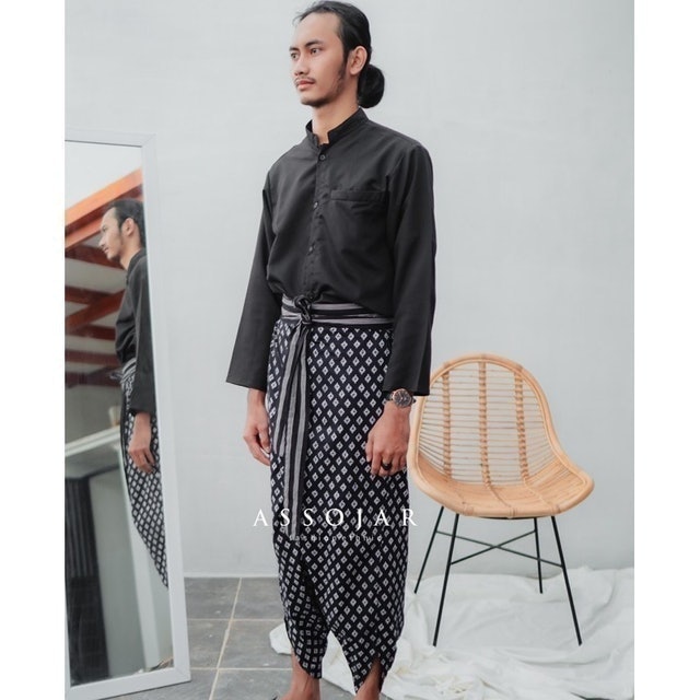 Assojar  Adipati Pants Unisex Hitam 2