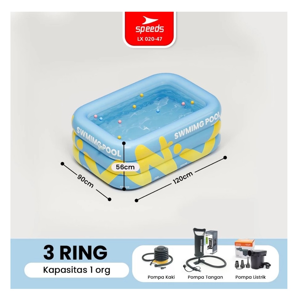 SPEEDS Inflatable Swimming Pool for Kids 020-52 2