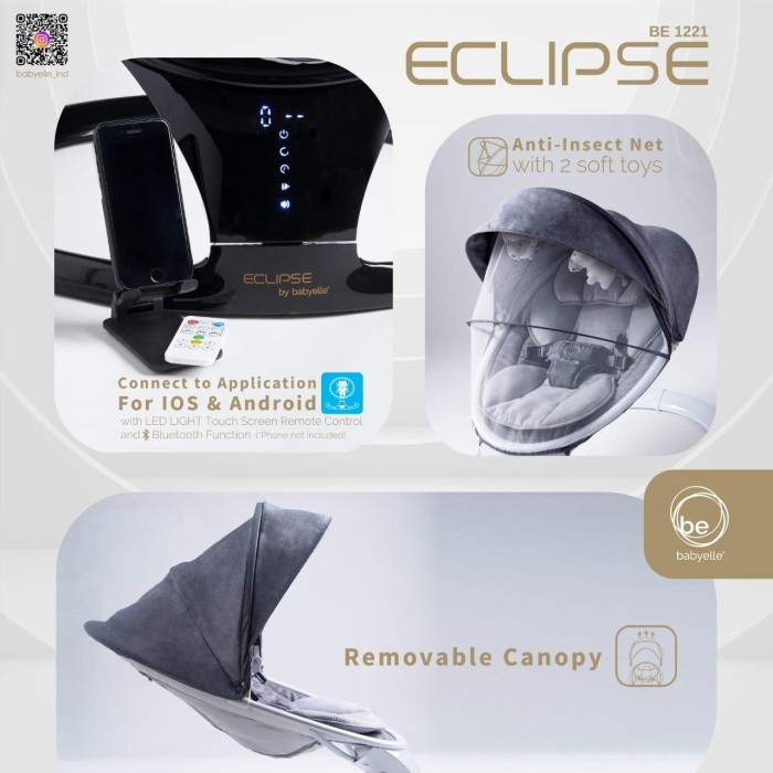 Babyelle Eclipse Automatic Baby Swing 4