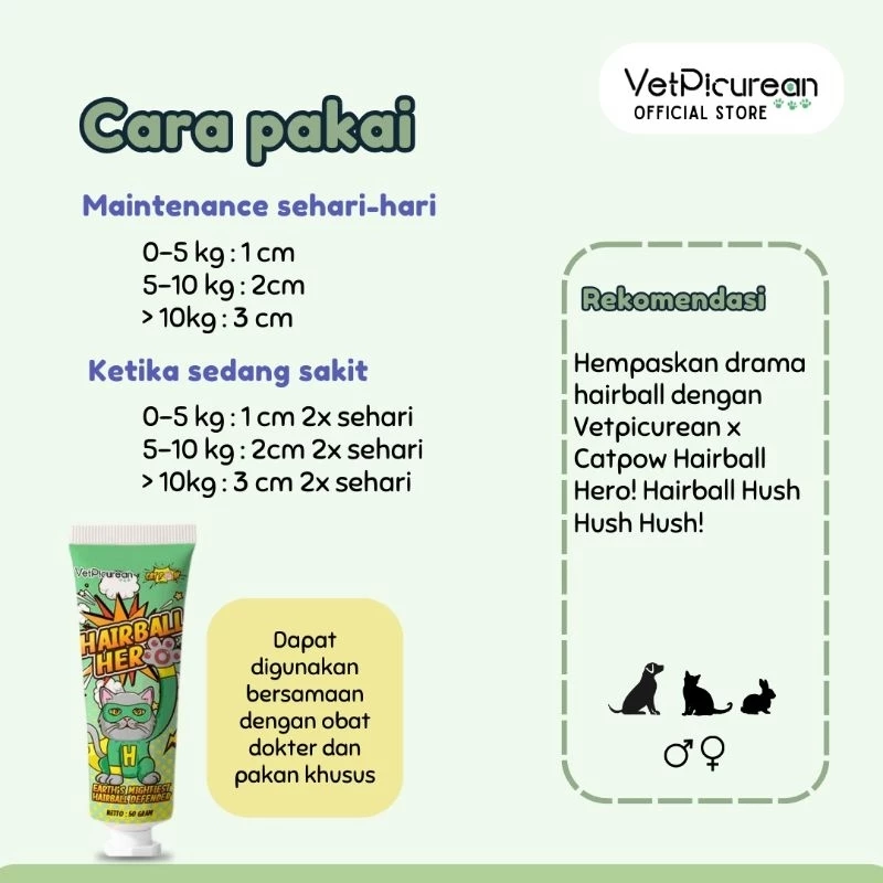 Vetpicurean X Catpow Hairball Hero 3