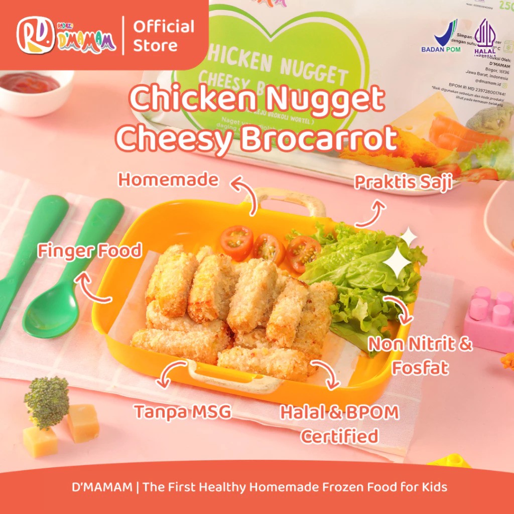 Radaza D'MAMAM Chicken Nugget Cheesy Brocarrot  3