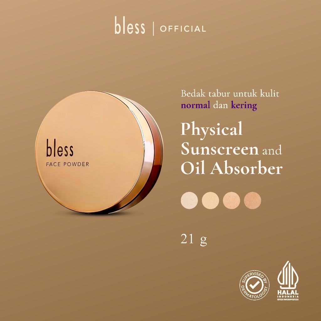 Kosmedikatama Setia Indonesia Bless Face Powder Nude Beige