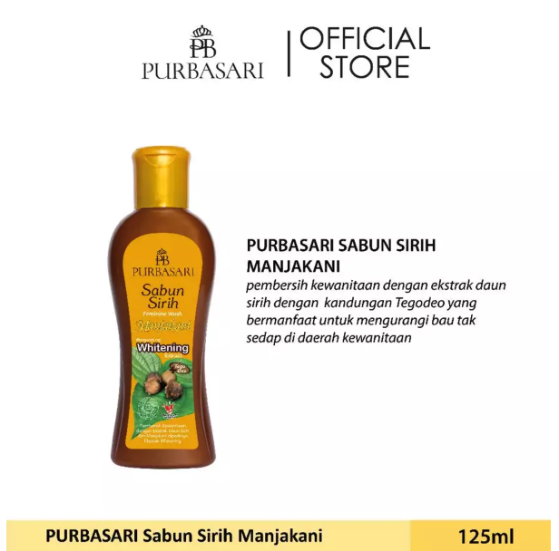 Gloria Origita Cosmetics Purbasari Sabun Sirih Feminine Wash Manjakani 