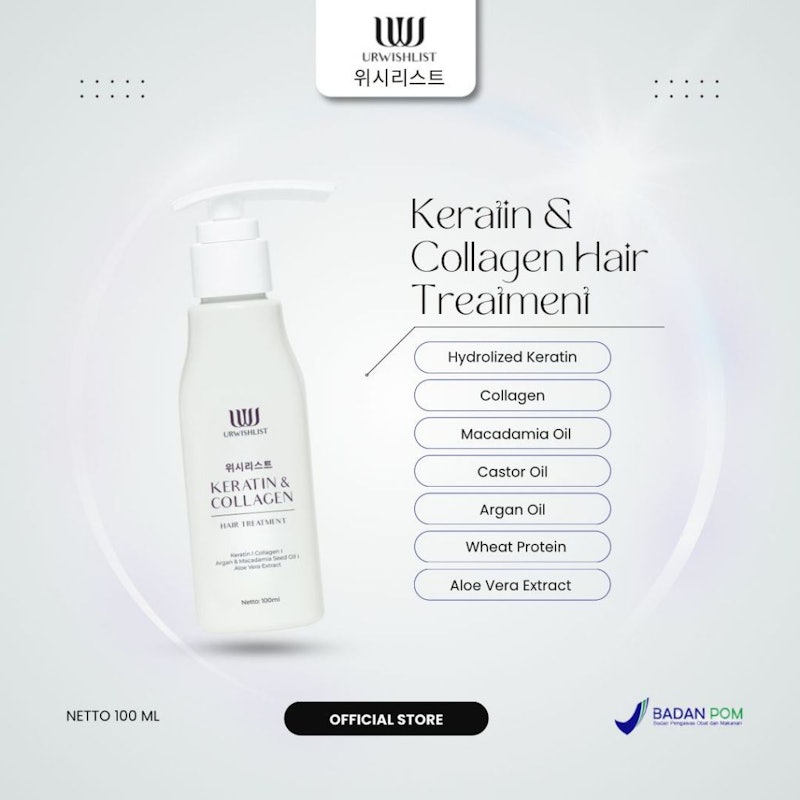 URWISHLIST Keratin & Collagen Hair Treatment 2