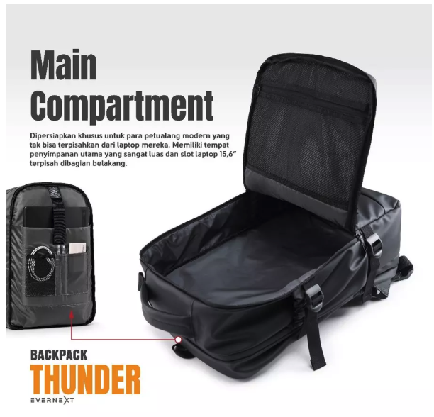 Indo Karya Group Evernext Backpack Thunder