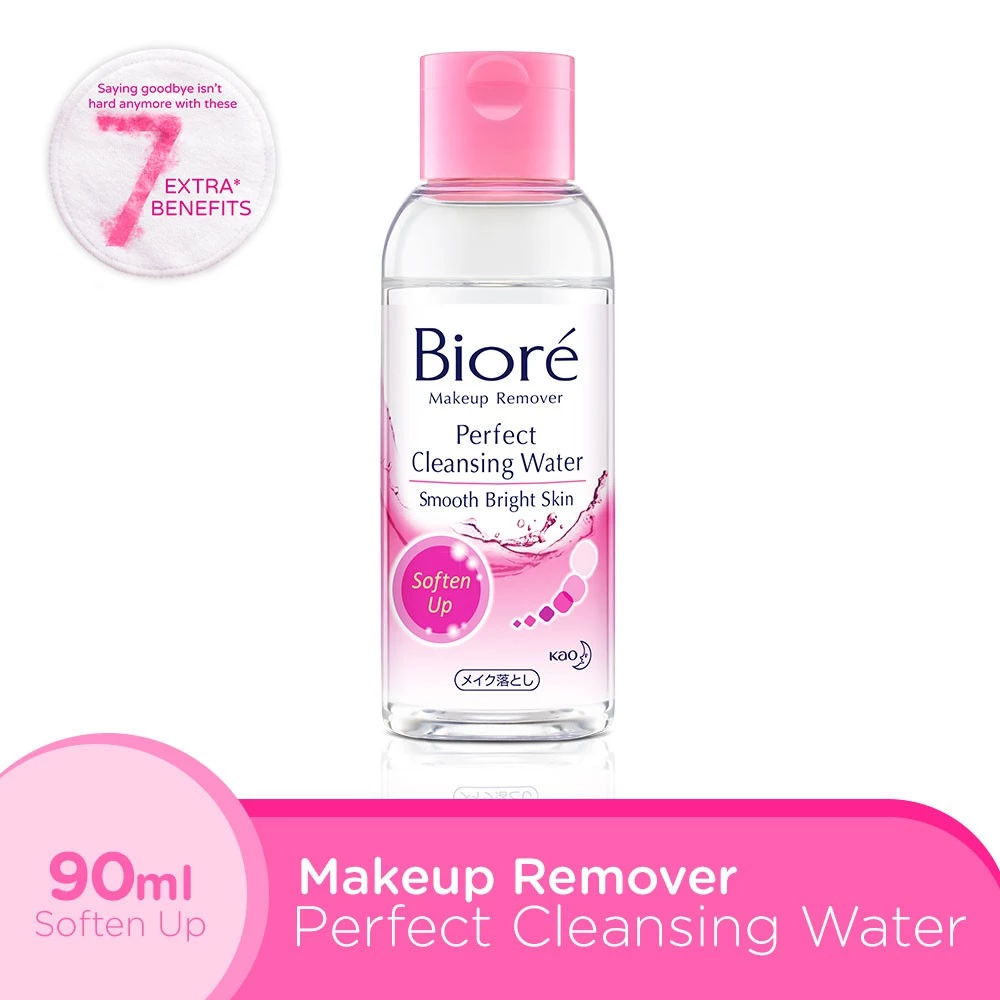 KAO Indonesia Biore Makeup Remover Perfect Cleansing Water Soften Up