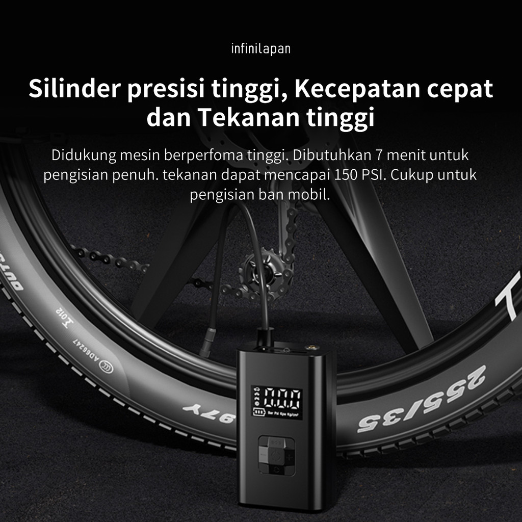  Infinilapan Portable Air Pump 2-in-1