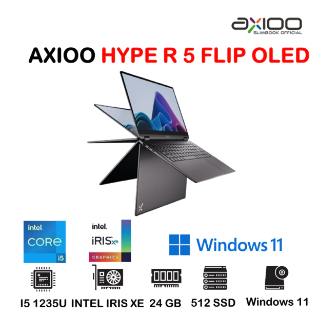 Tera Data Indonusa Axioo Hype R5 Flip OLED