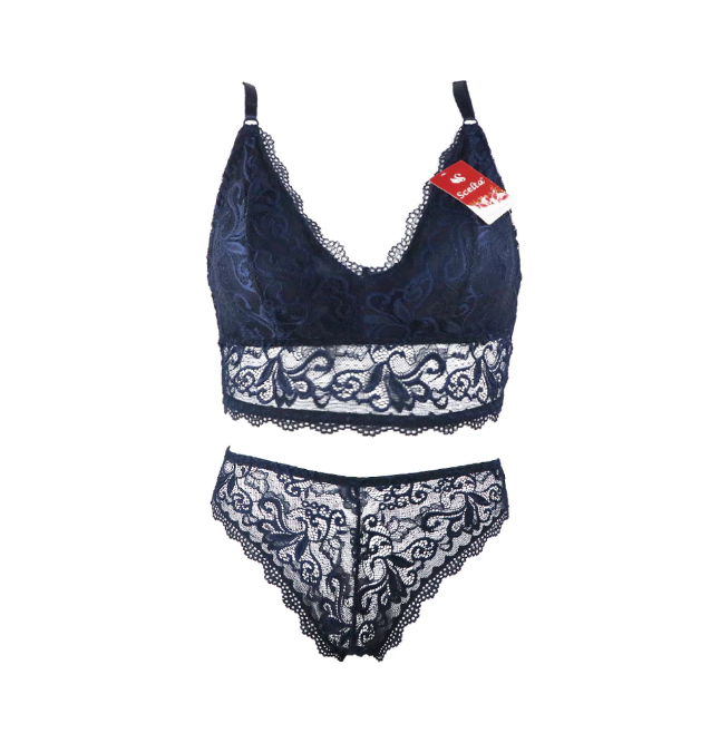 Scelta Sexy Bra Set Celana Dalam Bralette Tanpa Kawat ｜ BH SC 1798