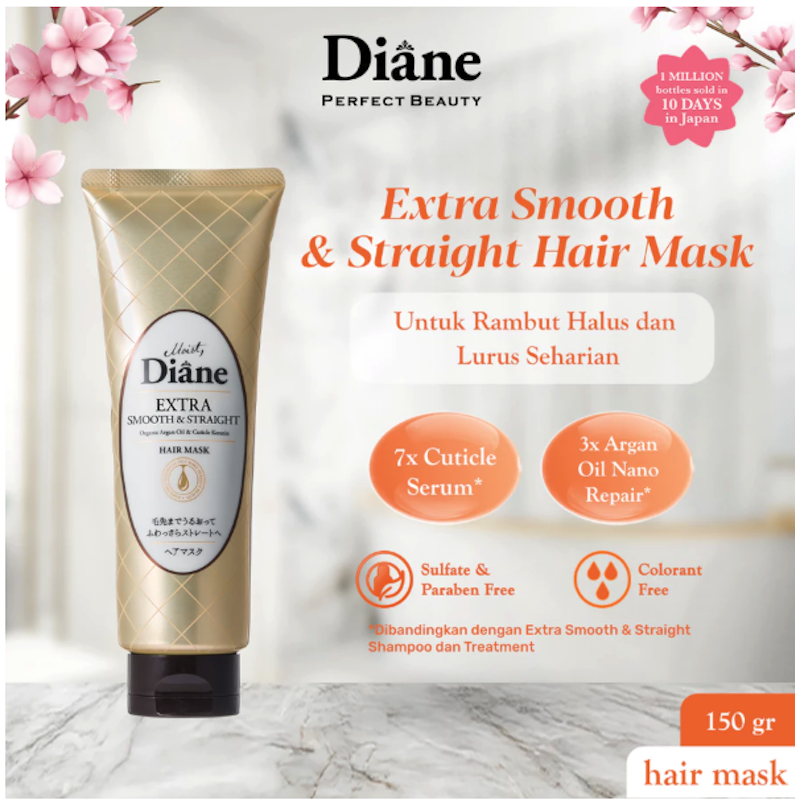 Moist Diane Extra Smooth & Straight Hair Mask 2