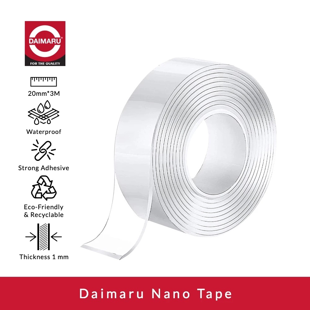 Ekadharma International Daimaru Nano Double Tape 2 cm x 3 m
