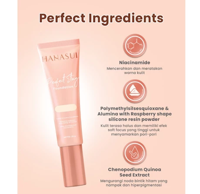 Hanasui Perfect Stay Foundation