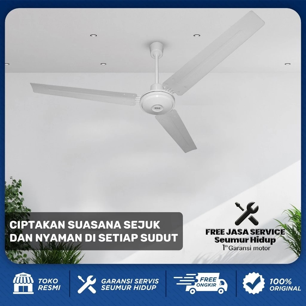 Tripacific Electrindo Sekai Kipas Angin Gantung HCF-5683