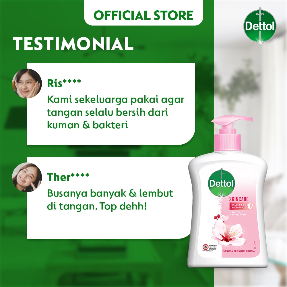 Reckitt Benckise Sabun Cuci Tangan Anti Bakteri Dettol Skincare