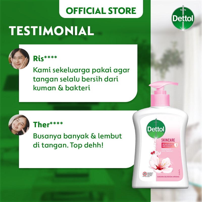 Sabun Cuci Tangan Anti Bakteri Dettol Skincare 4
