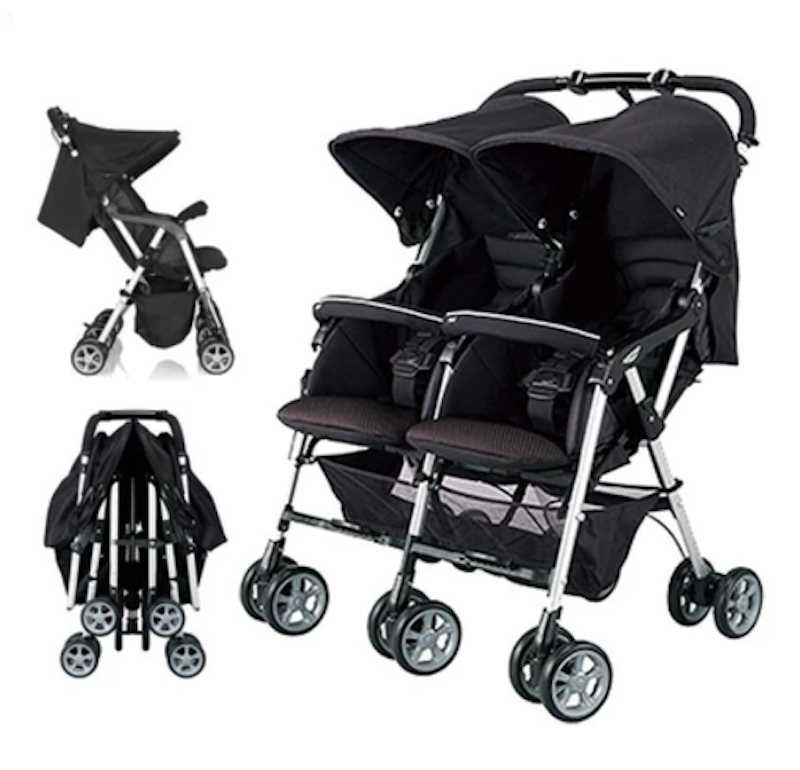 Combi Spazio Duo Compact 2 Go Twin Stroller 1