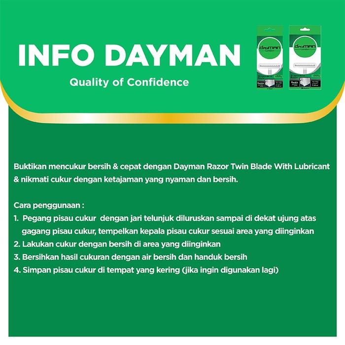 Uni Indo Utama DayMan Razor Twin Blade 