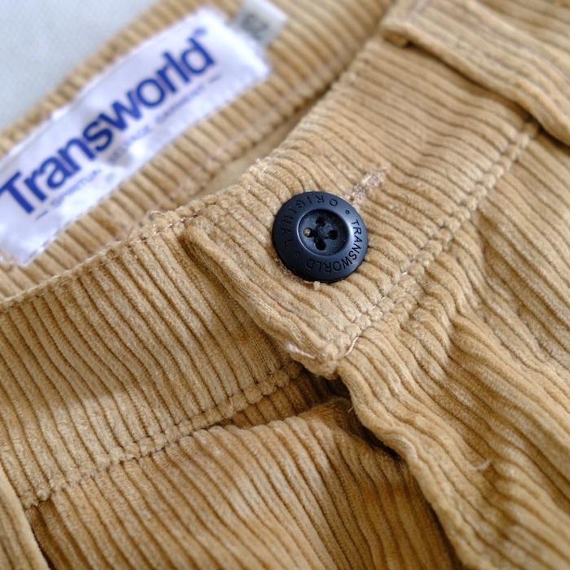 Transworld Corduroy Loose Pants Khaki 3
