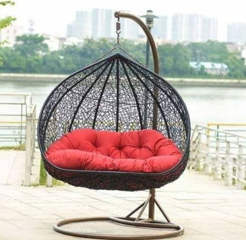 Ayunan Rotan Gantung Semi Jumbo