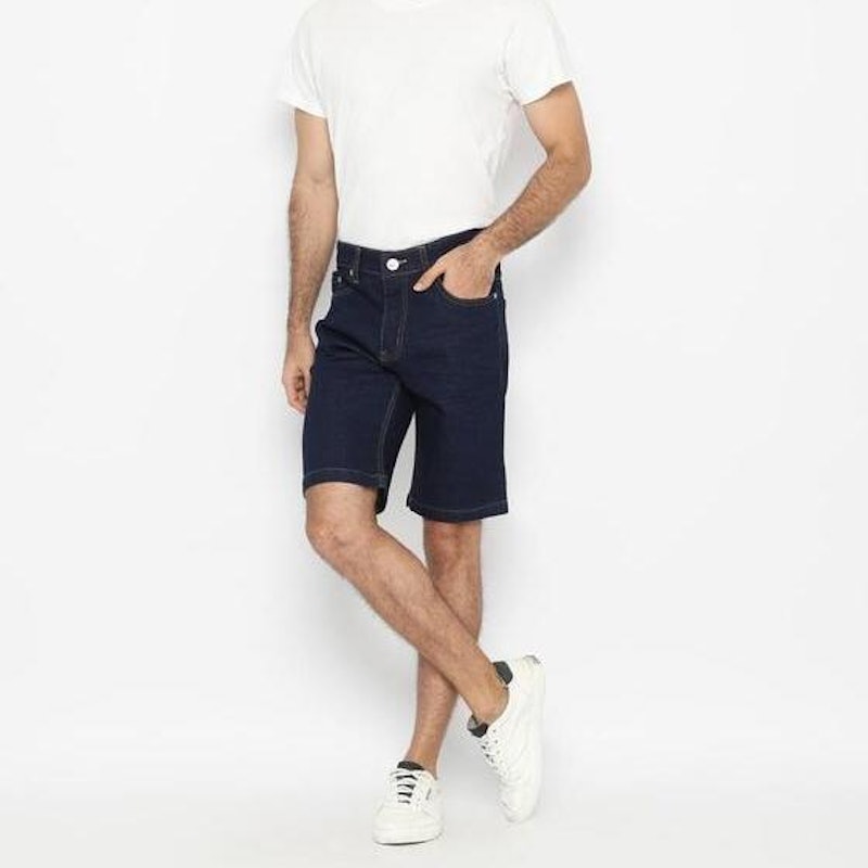 Fichino Short Denim Oskar Dallas Series Dark Blue 4