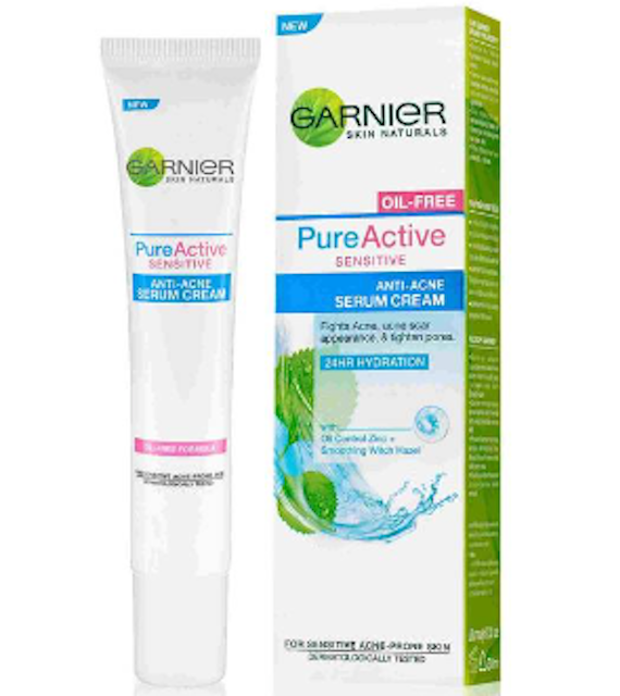 L'Oréal Garnier Sensitive Anti-Acne Serum Cream