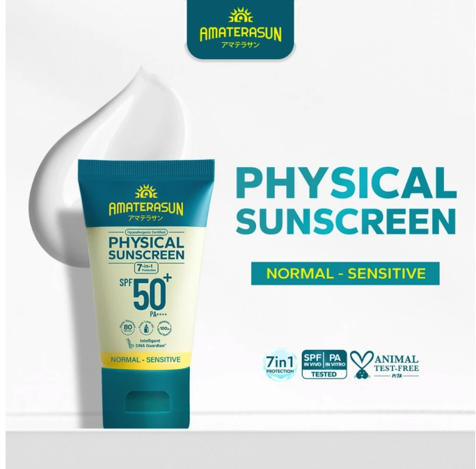 Royal Pesona Indonesia AMATERASUN Physical Sunscreen SPF 50+ PA++++
